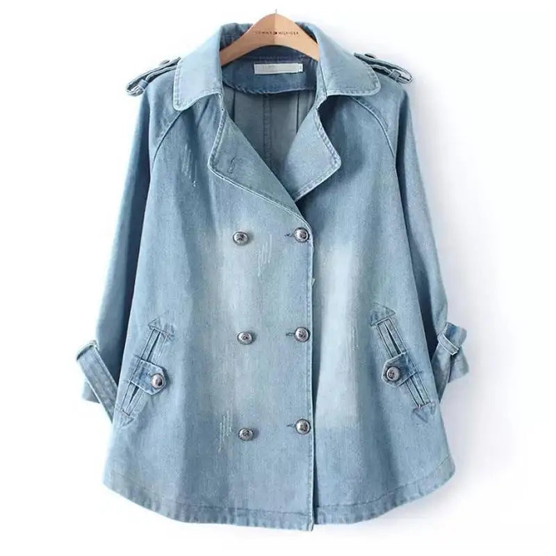 Lucia │Everyday Denim Cape Jacket