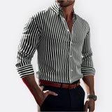 Delphine - Timeless Striped Button-Up