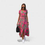 Anaïs - Delicate Floral Midi Dress