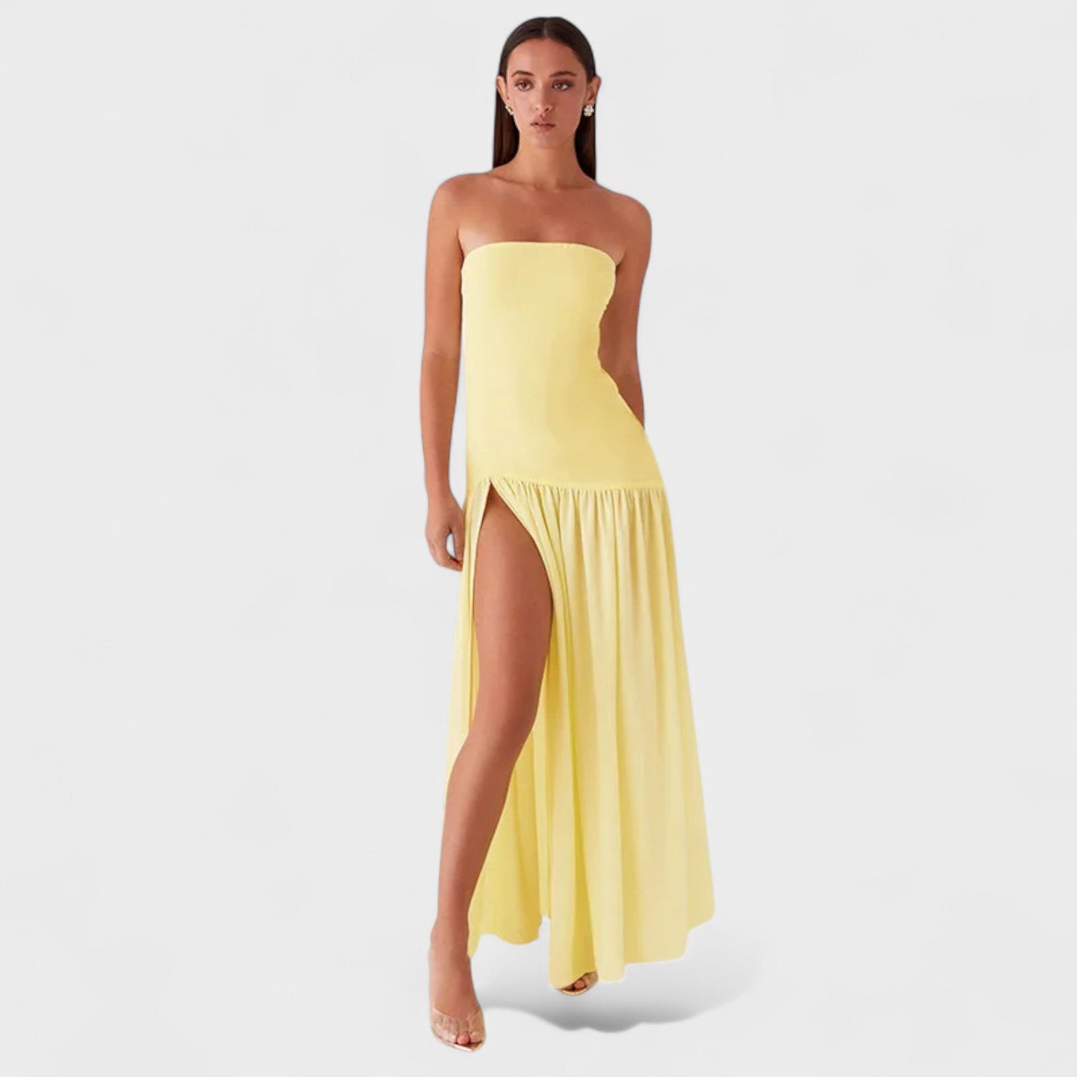 Muireann - Off-Shoulder Evening Gown - Charlotte & Willow