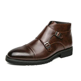 Anaïs - Dual Buckle Ankle Boots
