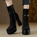 Anaïs - Chic Suede Ankle Boots