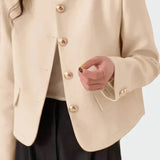 Sarah - Chic Golden Blazer
