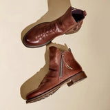 Élodie - Leather Ankle Chelsea Boots