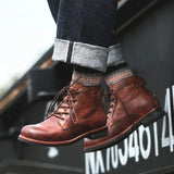 Anaïs - Vintage Leather Ankle Boots