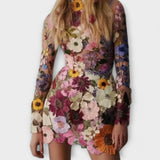 Inès - Graceful Floral Gown