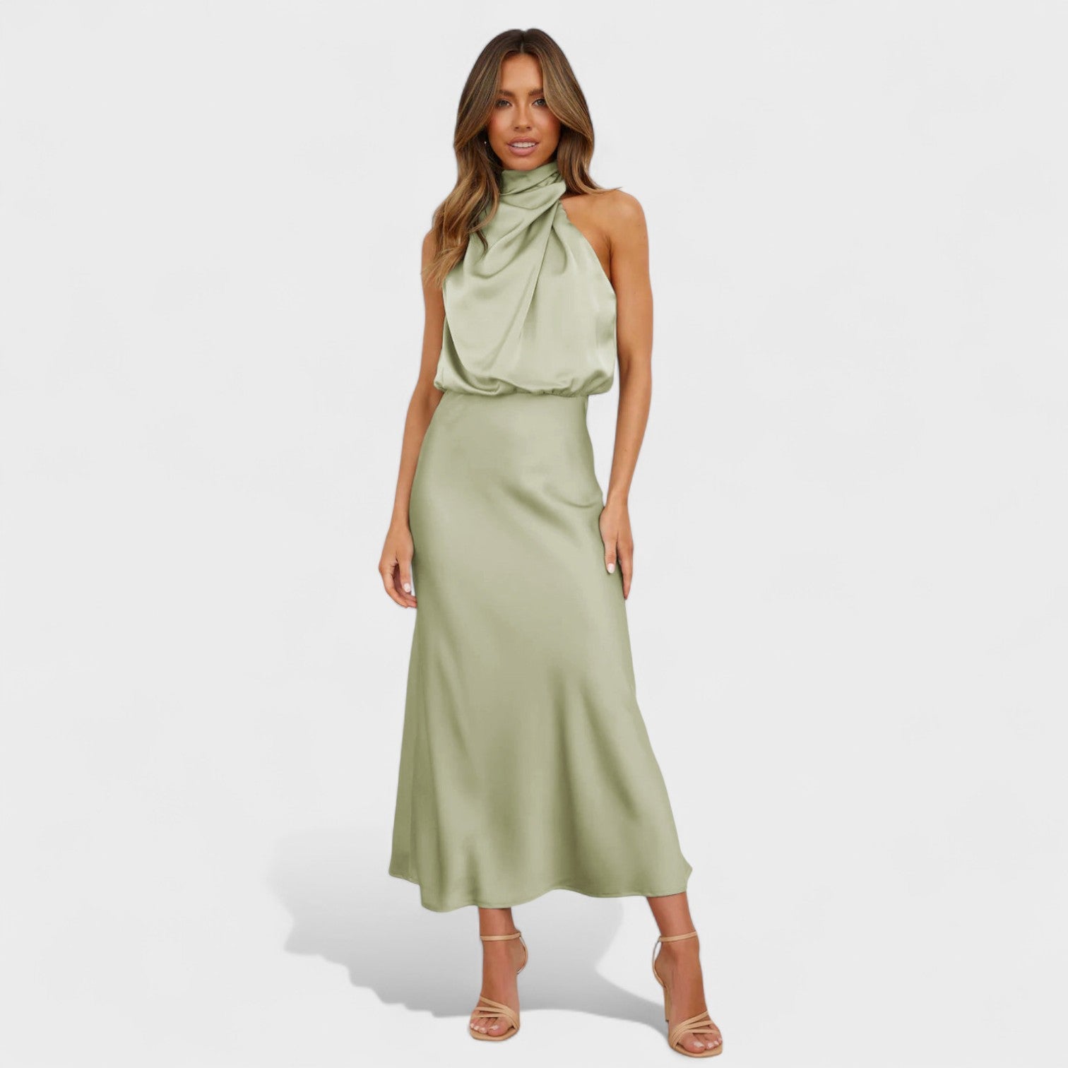 Aingeal - Sophisticated Gown - Charlotte & Willow, back