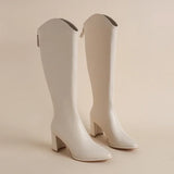 Élodie - Bold Chunky Heel Ankle Boots