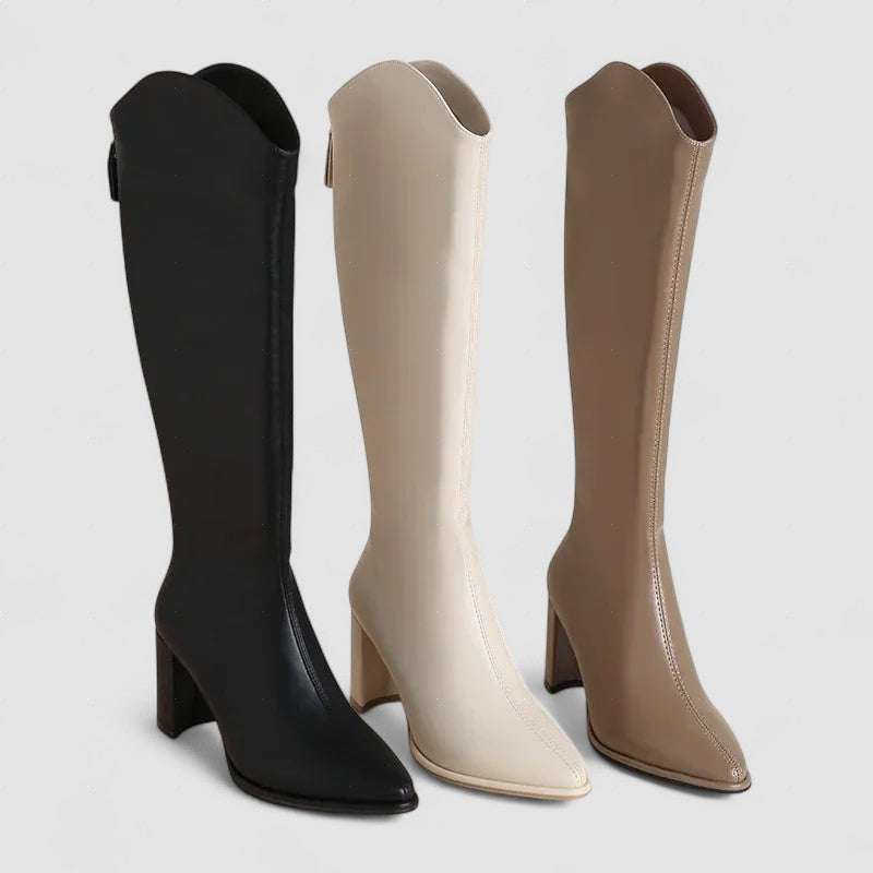Blánaid - Bold Chunky Heel Ankle Boots - Charlotte & Willow