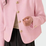 Sarah - Chic Golden Blazer