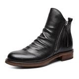 Élodie - Leather Ankle Chelsea Boots