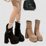 Élodie - Striking Punk Ankle Boots