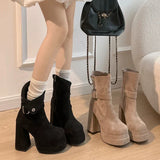 Élodie - Striking Punk Ankle Boots