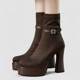 Anaïs - Chic Suede Ankle Boots