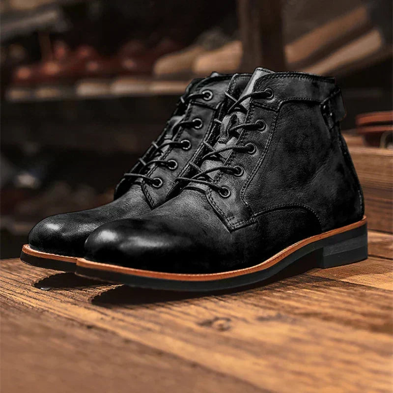 Cian Vintage Ankle Boots - Charlotte & Willow, detail