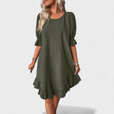 Inès - Chic Ruffled Dress