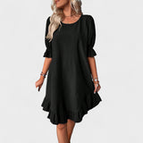 Inès - Chic Ruffled Dress