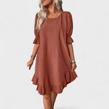 Inès - Chic Ruffled Dress