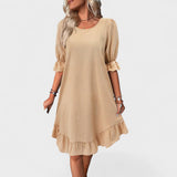 Inès - Chic Ruffled Dress