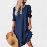 Inès - Chic Ruffled Dress