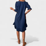 Inès - Chic Ruffled Dress