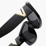 Inès - Oval Gold-Toned Glasses