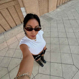 Clara - Retro Oval Eyeglasses