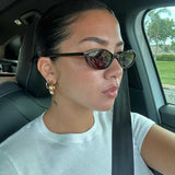 Clara - Retro Oval Eyeglasses