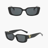 Inès - Oval Gold-Toned Glasses