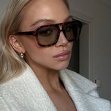Clara - Retro Aviator Sunglasses