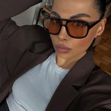 Clara - Retro Aviator Sunglasses