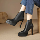 Aurore - Chic Vintage-Inspired Boots