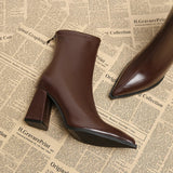 Sarah - Chic Pointed Toe Boots