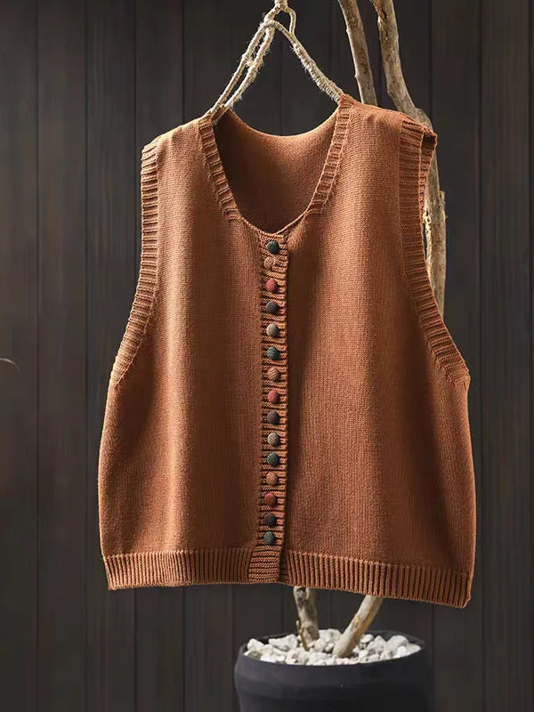 Maëva - Gilet Élégant Tricot