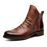 Élodie - Leather Ankle Chelsea Boots