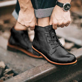 Anaïs - Vintage Leather Ankle Boots