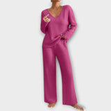Clara - Stylish Ribbed Ensemble