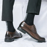 Justine - Classic Leather Brogue Footwear