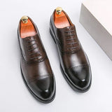 Justine - Classic Leather Brogue Footwear