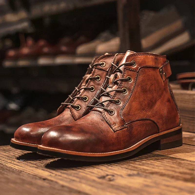 Cian Vintage Ankle Boots - Charlotte & Willow, styled look