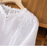 Clara - Stylish Cotton Blouse