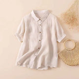 Pamela™ Casual Button-Up Shirt