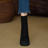 Clara - Contemporary Suede Ankle Boots