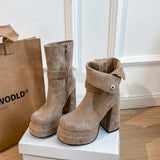 Élodie - Striking Punk Ankle Boots