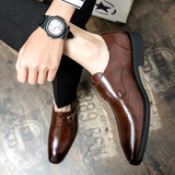Clara - Leather Shoes with Buckle Detail