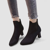 Sarah - Suede Ankle Boots