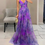 Muirne Floral Print Maxi Dress - Charlotte & Willow, detail