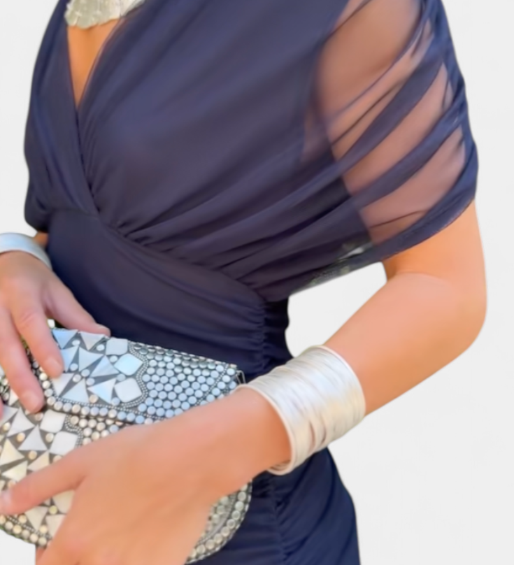 Bláthnaid - Radiant Colourblock Maxi Dress