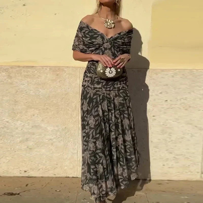 Bláthnaid - Radiant Colourblock Maxi Dress