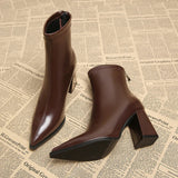 Sarah - Chic Pointed Toe Boots